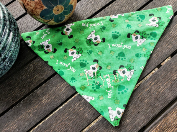 Custom Embroidered Pet Bandanna